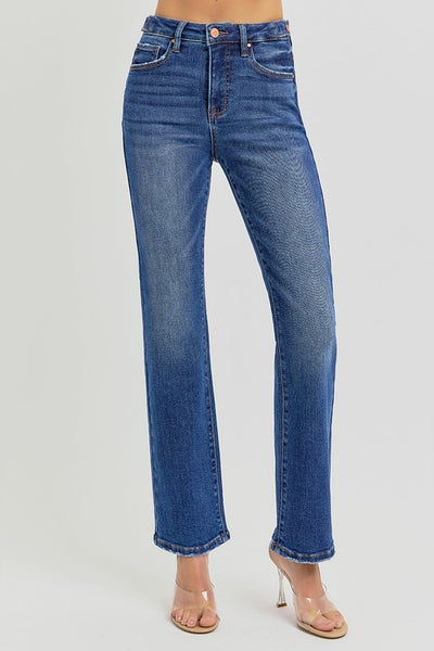 High Rise Ankle Jeans