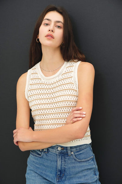 Chunky Knit Sweater Tank