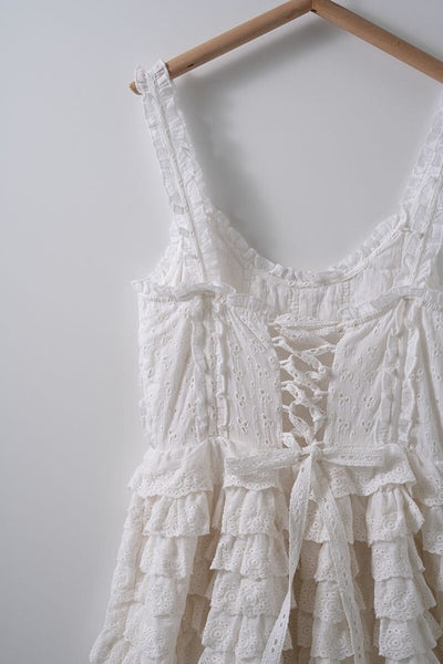 Mini Ruffled Tiered Dress