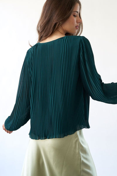 Lightweight Pleated Blouse