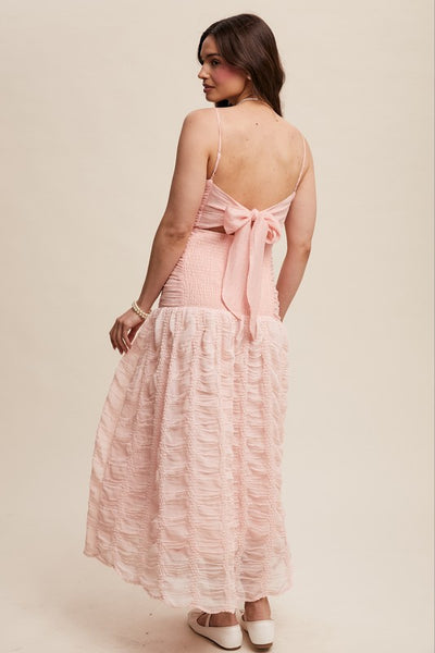 Elegant Bow Maxi Dress