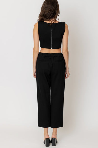 High Waisted Pleated Pants