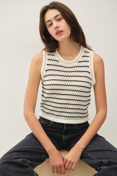 Chunky Knit Sweater Tank