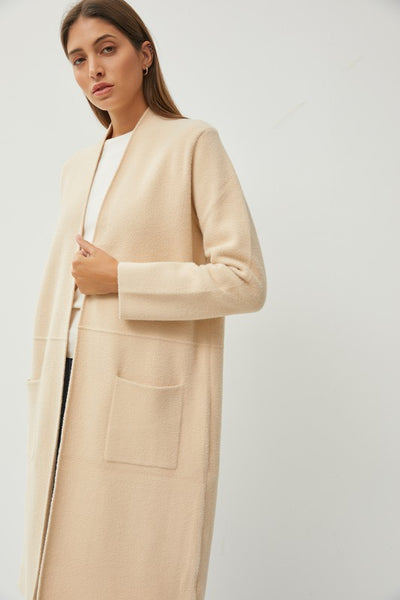 Sleek Cardigan Coat