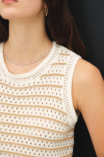 Chunky Knit Sweater Tank