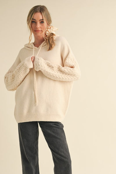 Pullover Knit Hoodie