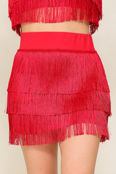 Fringe Rodeo Mini Skirt (3 Colours)