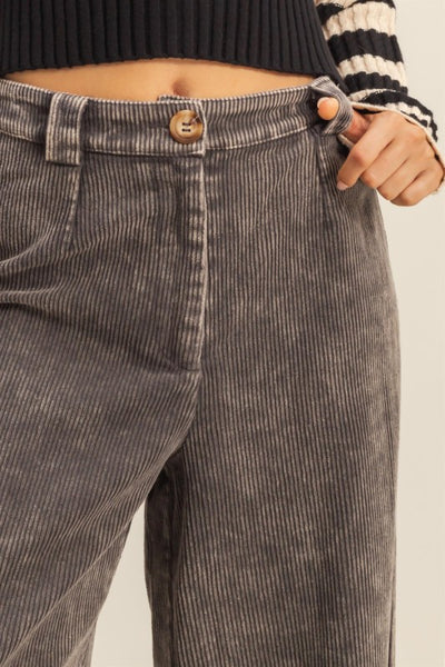 Washed Corduroy Trousers