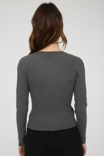 Snap Button Knit Cardigan