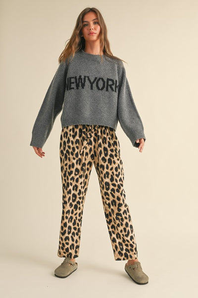 Leopard Print Pants