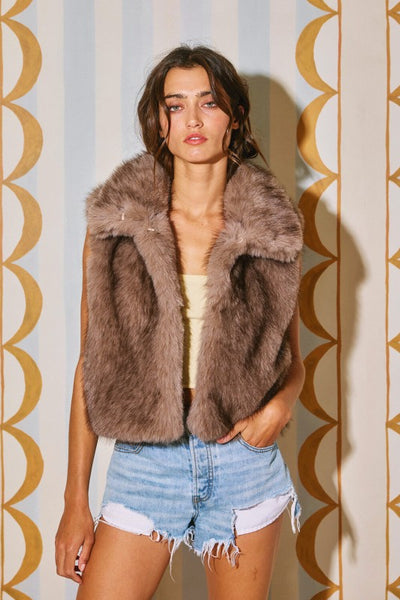 Soft Faux Fur Vest