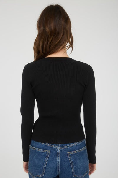 Snap Button Knit Cardigan