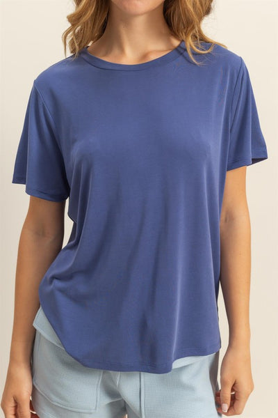 Basic Round Neck T Shirt