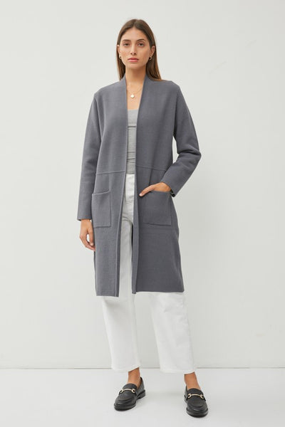 Sleek Cardigan Coat