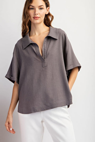 Short Sleeve Soft Washed Top