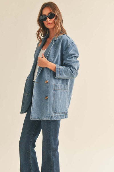 Denim Oversize Blazer