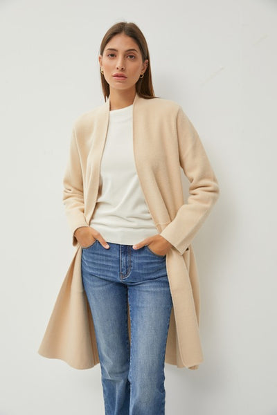Sleek Cardigan Coat
