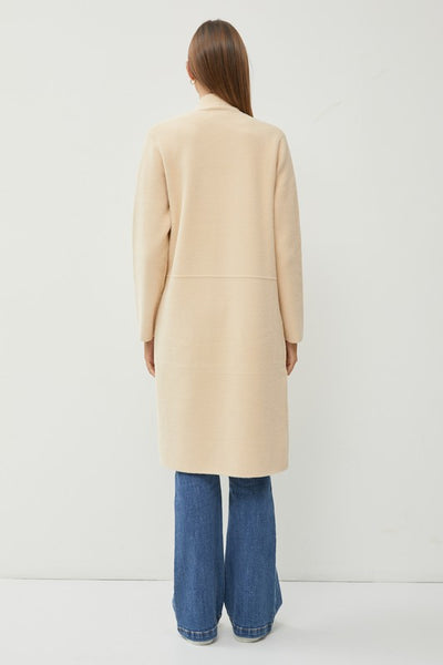 Sleek Cardigan Coat