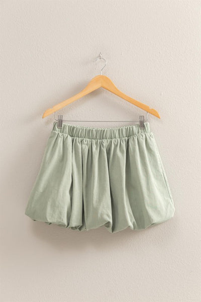 High Waist Bubble Skirt