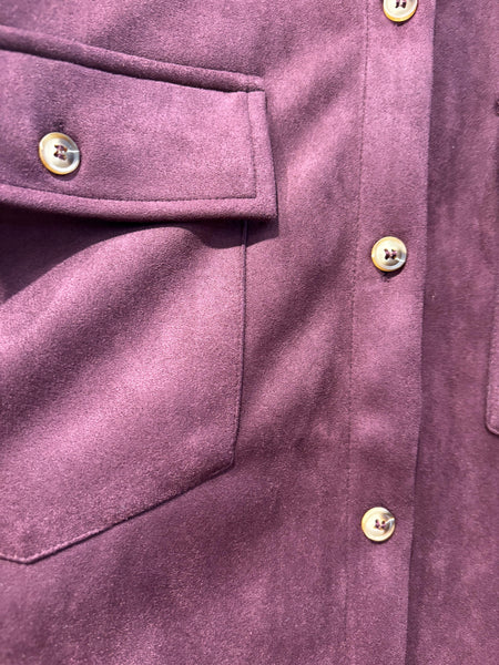 Collared Suede Shacket